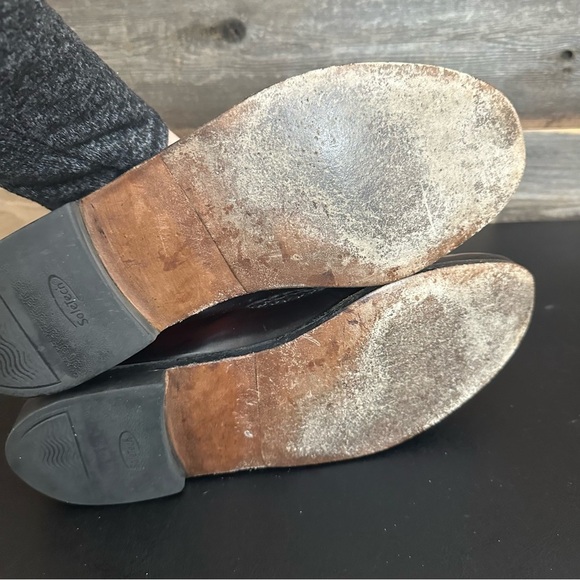 Allen Edmonds Stowe Mens Burgundy Tassel Slip On Designer Loafers 10D - Picture 9 of 10